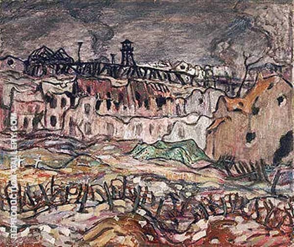 Lievin March 1918 1919 by A Y Jackson | Oil Painting Reproduction