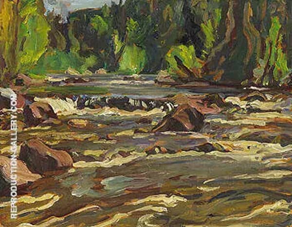 Stream Bed Lake Superior Country 1955 | Oil Painting Reproduction
