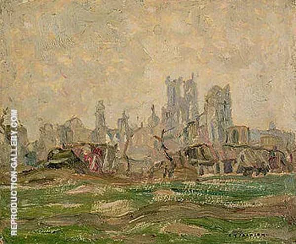 Ypres 1917 by A Y Jackson | Oil Painting Reproduction