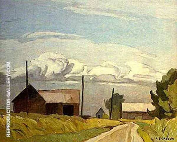 Bruce Beach by A J Casson | Oil Painting Reproduction