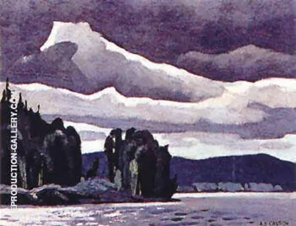 Lake of Two Rivers by A J Casson | Oil Painting Reproduction