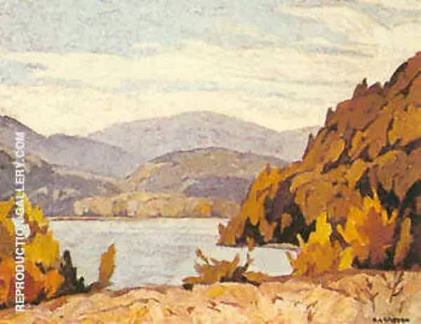 Lake Baptiste by A J Casson | Oil Painting Reproduction