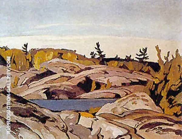 Morning Light by A J Casson | Oil Painting Reproduction