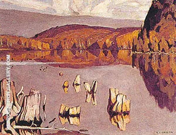 Still Morning A by A J Casson | Oil Painting Reproduction