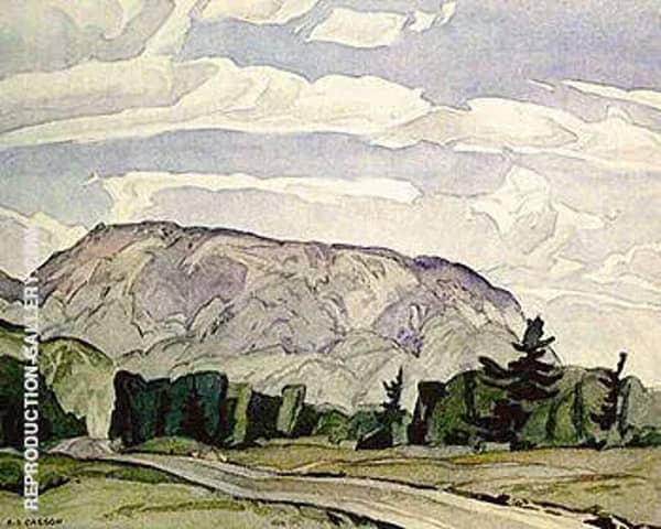 Summer Mcgarry Flats by A J Casson | Oil Painting Reproduction