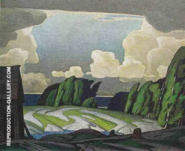 Summer Storm by A J Casson | Oil Painting Reproduction
