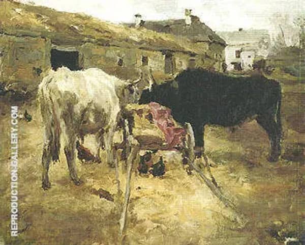 Bullocks 1885 by Valentin Serov | Oil Painting Reproduction