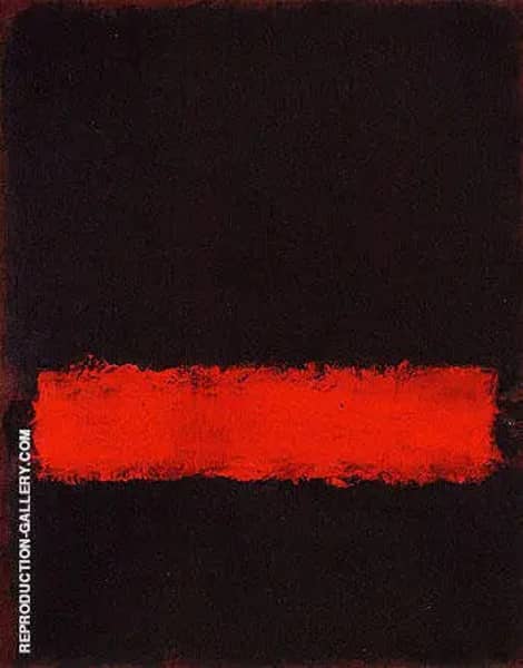 Black Red and Black 1968 | Oil Painting Reproduction