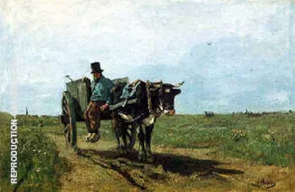 The Cart Driver 1867 by Anton Mauve | Oil Painting Reproduction