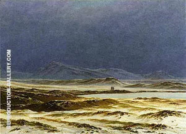 A Nordic Landscape Spring 1825 by Anton Mauve | Oil Painting Reproduction
