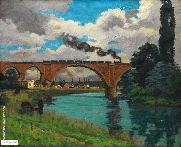 Bridge over the Marine at Joinville | Oil Painting Reproduction