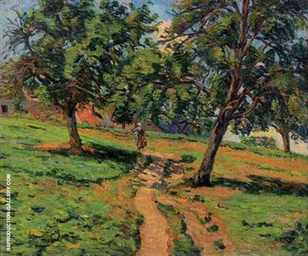 Chemin a Damiette by Armand Guillaumin | Oil Painting Reproduction