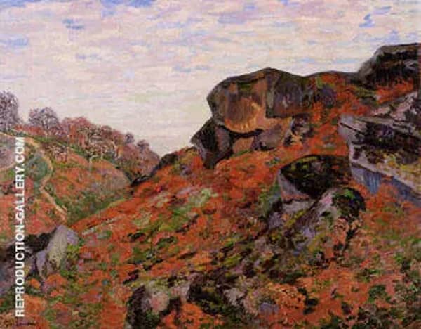 Creuse Landscape by Armand Guillaumin | Oil Painting Reproduction