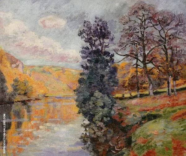 Echo Rock Crozant by Armand Guillaumin | Oil Painting Reproduction