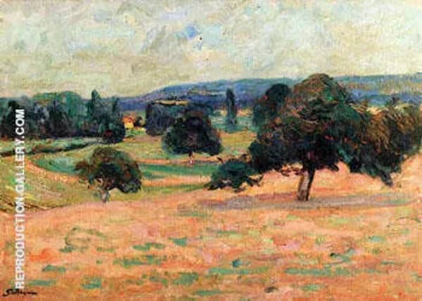 Ile de France Landscape by Armand Guillaumin | Oil Painting Reproduction