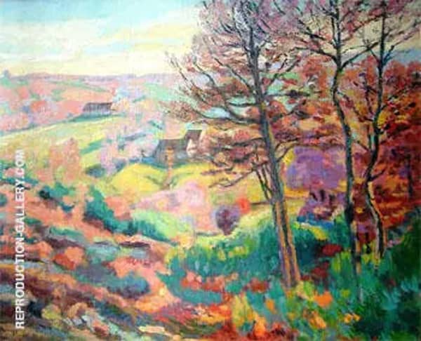 Landscape with Tree by Armand Guillaumin | Oil Painting Reproduction