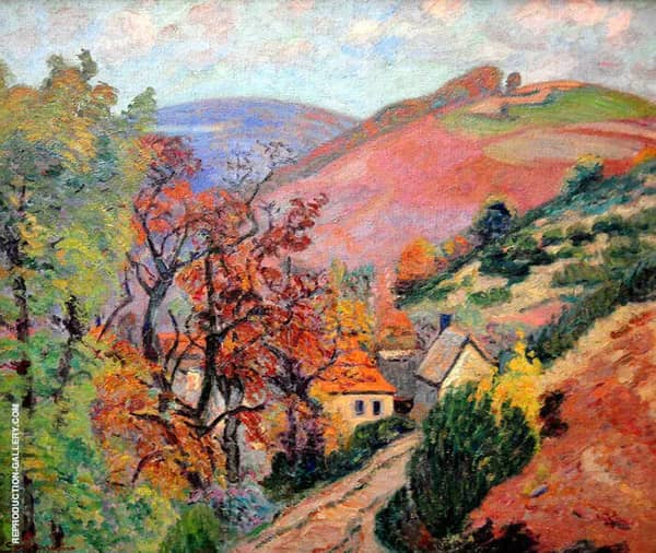 Mountain Landscape 1895 by Armand Guillaumin | Oil Painting Reproduction