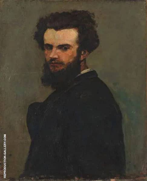 Portrait de L'artiste 1875 | Oil Painting Reproduction