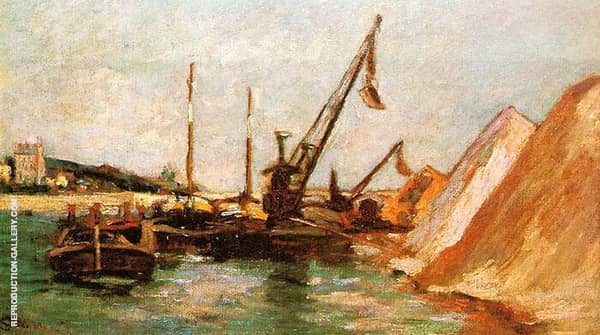 Quai de Bercy c1880 by Armand Guillaumin | Oil Painting Reproduction