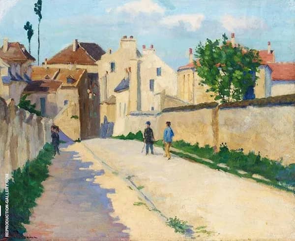 Rue de Clamart at Vanves 1873 | Oil Painting Reproduction