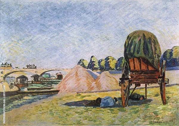 Field with Haycart by Armand Guillaumin | Oil Painting Reproduction