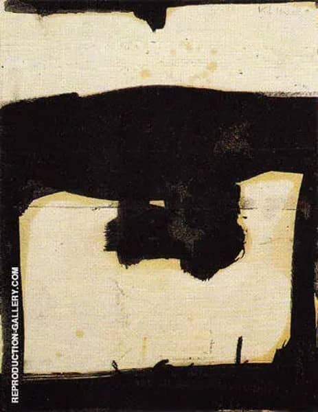 Untitled c 1952 by Franz Kline | Oil Painting Reproduction