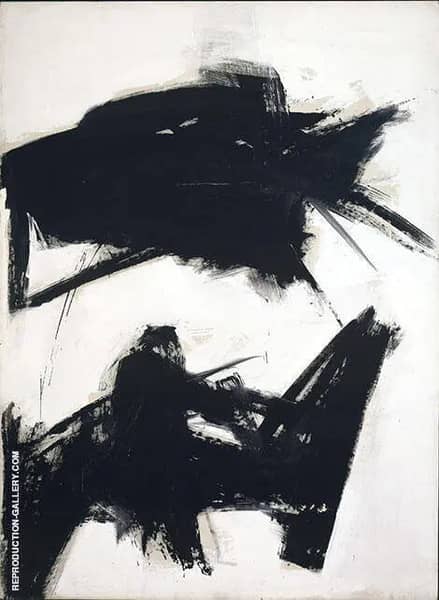 Black Sienna 1960 by Franz Kline | Oil Painting Reproduction