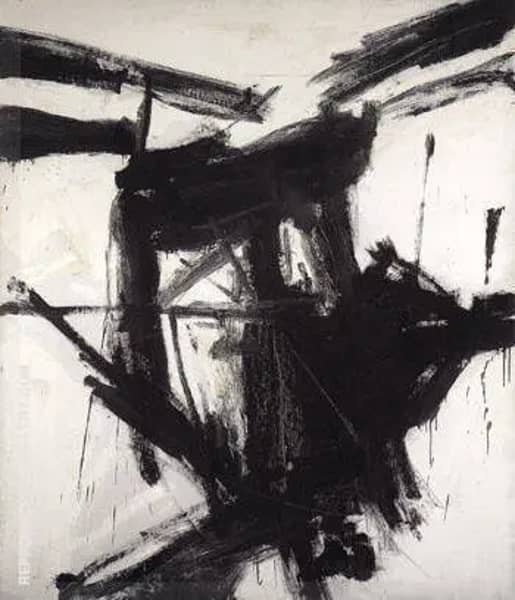 August Day 1957 by Franz Kline | Oil Painting Reproduction