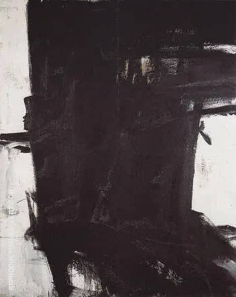 Mahoning II c 1961 by Franz Kline | Oil Painting Reproduction