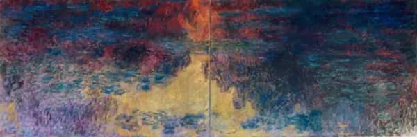 Water Lily Pond in the Evening 1922-24 | Oil Painting Reproduction