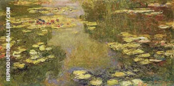 Water Lilies 1918 by Claude Monet | Oil Painting Reproduction