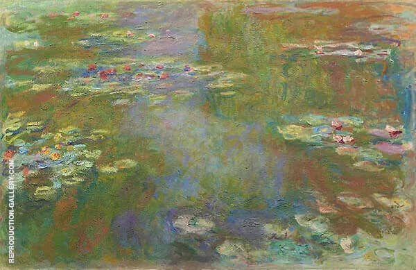 Water Lilies c1925 by Claude Monet | Oil Painting Reproduction