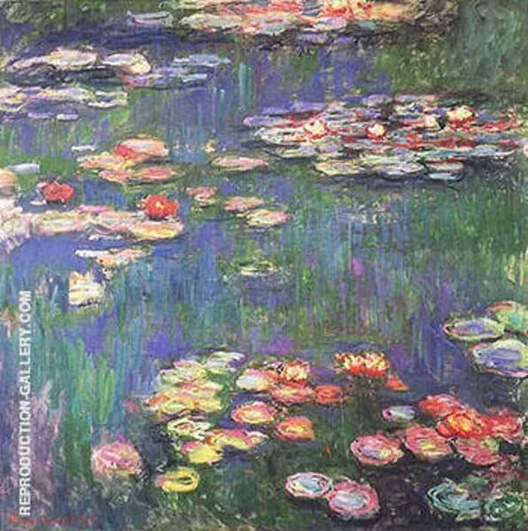 Water Lilies 1917_800 by Claude Monet | Oil Painting Reproduction
