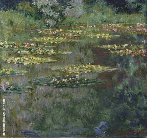 Water Lilies c1916 by Claude Monet | Oil Painting Reproduction