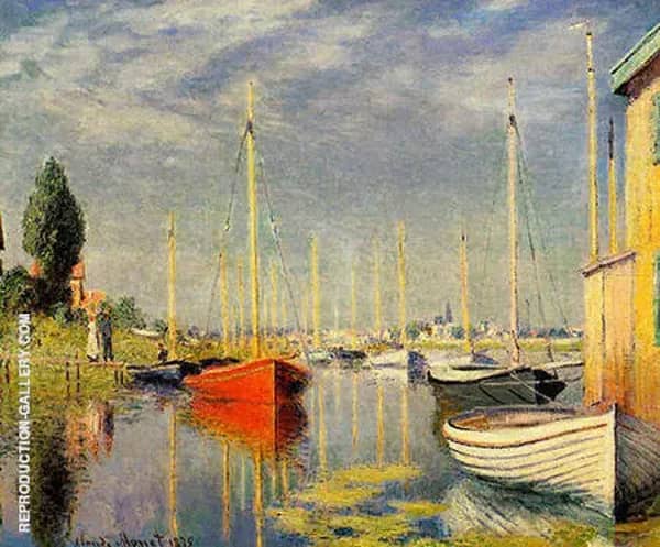 Pleasure Boats at Argenteuil 1875 | Oil Painting Reproduction