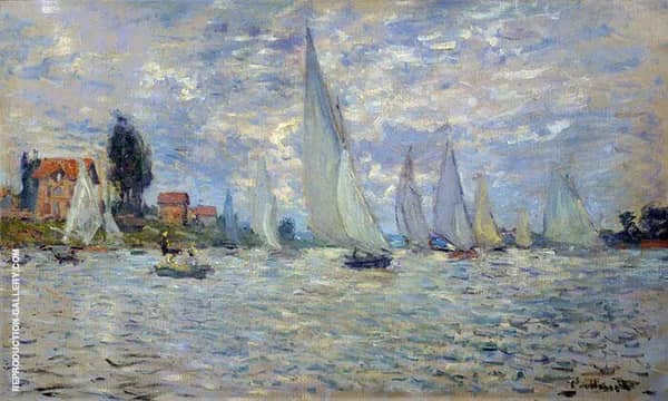 The Boats Regatta at Argenteuil 1874 | Oil Painting Reproduction