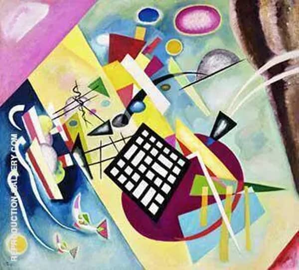 Black Grid 1922 by Wassily Kandinsky | Oil Painting Reproduction
