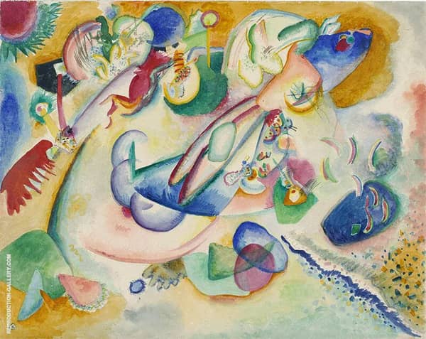 Improvisation 1914 by Wassily Kandinsky | Oil Painting Reproduction