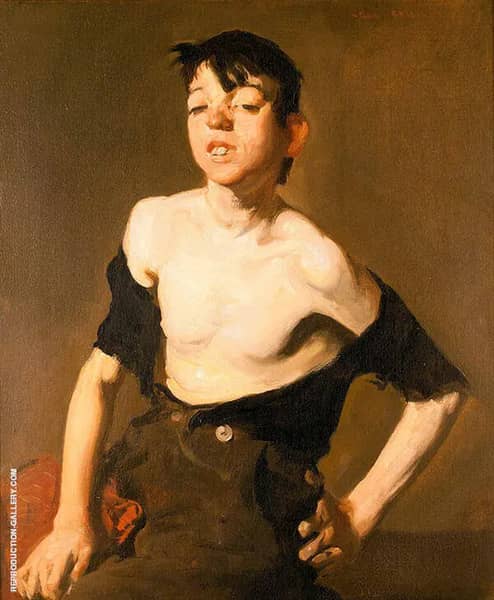 Paddy Flannigan 1908 by George Bellows | Oil Painting Reproduction