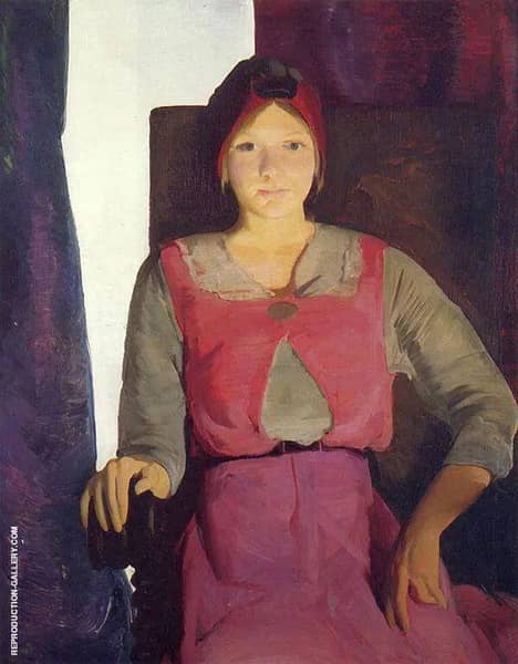 Geraldine Lee No.2 1914 by George Bellows | Oil Painting Reproduction