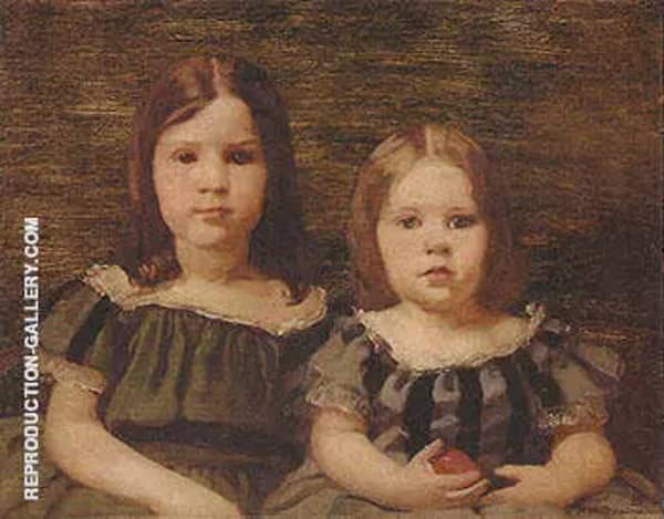 Aimee Ernanesta and Cecilia Beaux early 1880s | Oil Painting Reproduction