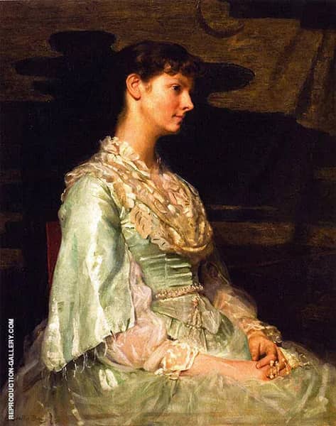 Ethel Page as Undine 1885 by Cecilia Beaux | Oil Painting Reproduction