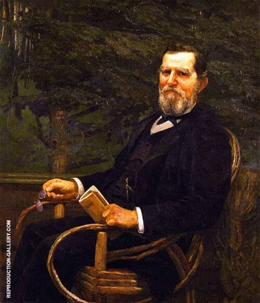 George Burnham 1887 by Cecilia Beaux | Oil Painting Reproduction