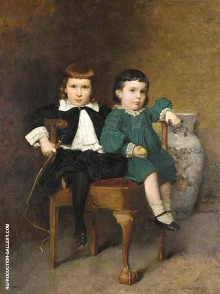 Harold and Mildred Colton 1887 | Oil Painting Reproduction