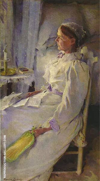 New England Woman 1895 by Cecilia Beaux | Oil Painting Reproduction