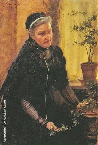 Helena de Kay Gilder 1911 by Cecilia Beaux | Oil Painting Reproduction