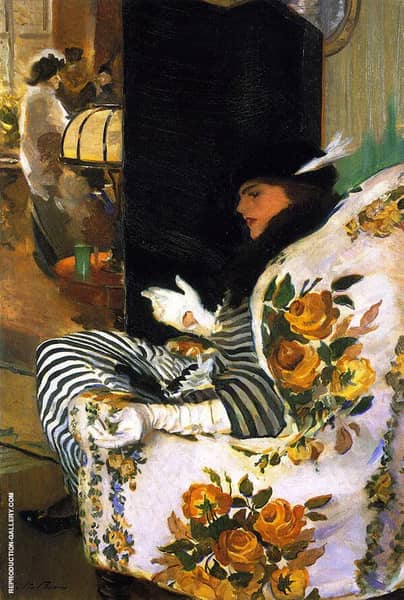 After the Meeting 1914 by Cecilia Beaux | Oil Painting Reproduction