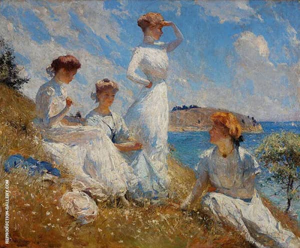 Summer 1909 by Frank Weston Benson | Oil Painting Reproduction