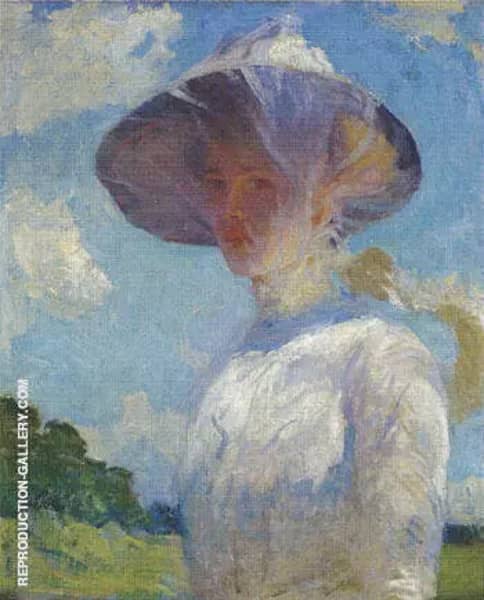 Study for a Young Girl with a Veil 1912 | Oil Painting Reproduction