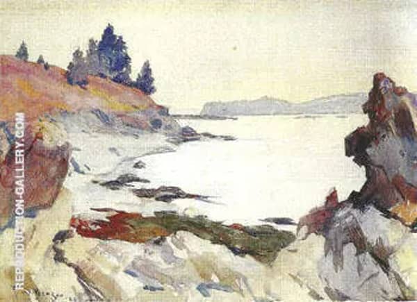 Wooster Cove 1923 by Frank Weston Benson | Oil Painting Reproduction